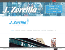 Tablet Screenshot of confeccioneszorrilla.com